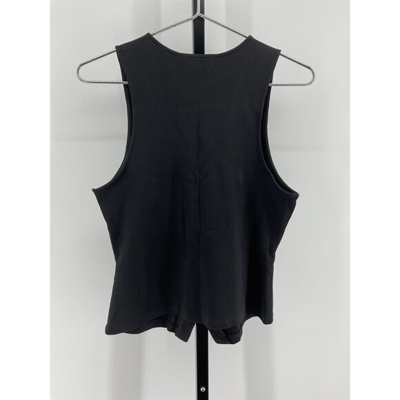 NWT Veronica Beard Black V-Neck Vest Top - Picture 3 of 6